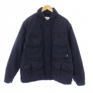 WTAPS ssz Akio Hasegawa 21AW STRAND JACKET COTTON. WEATHER. A.H. 中綿ジャケット 中綿ベスト 2WAY 01 紺 212BRAZD-JKM01S