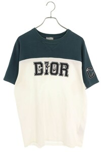 ディオール DIOR 193J646A0554 サイズ:L KENNY SCHARロゴ刺繍オーバーサイズTシャツ 中古 OM10