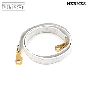 エルメス HERMES ケリー ボリード ショルダー ストラップ トリヨンクレマンス ホワイト ゴールド 金具 Shoulder strap 90155747