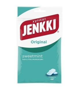 Cloetta Jenkki クロエッタ イェンキ スイートミント味 キシリトール ガム 16袋×100g フィンランドのお菓子です