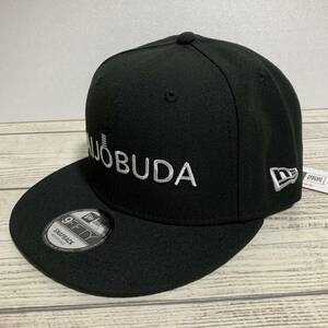 志村けん x NEW ERA(ニューエラ) - DAIJOBUDA だいじょうぶだぁ ロゴキャップ 9FIFTY 黒色 スナップバック (タグ付未着用品)