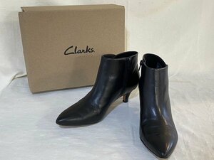 Clarks Linval Sea ブラック ヒール 大人可愛い クラークス ☆ちょこオク☆靴80