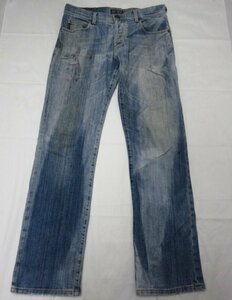 t7645　アルマーニジーンズ　メンズ　デニム パンツ　ボトムス　イタリア製　ボタンフライ　INDIGO 008シリーズ　サイズ30　ARMANI JEANS