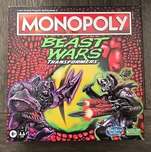 Monopoly Transformers Beast Wars Edition Board Game Hasbro NEW Sealed 海外 即決