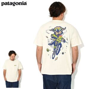 patagonia Tシャツ L トレイル ハウンド オーガニック Trail Hound Organic S/S Tee カットソー アウトドア USAモデル 半袖　37733 BCW