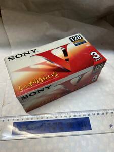 未開封SONY VHSテープ3本パック 