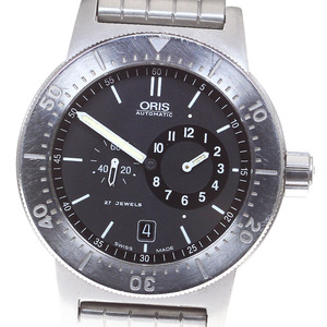 オリス ORIS 635-7514 ダイバーズ　レギュレーター デイト 自動巻き メンズ 箱・保証書付き_820330【ev15】