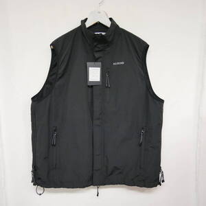 【1円】試着 国内正規 ALOUND アラウンド 24AW NYLON VENTILATION VEST ベンチレーションベスト ナイロンベスト 定価36800円 BLACK 黒 M