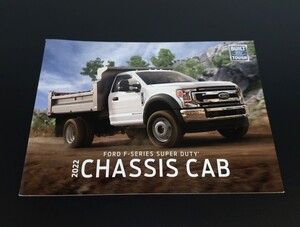 ★フォード　カタログ　CHASSIS CAB　USA　２０２２　即決！