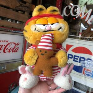 即決価格 80s Garfield ヴィンテージ ガーフィールド パジャマ ぬいぐるみ