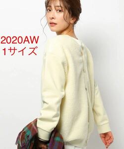 ほぼ新品＊佐田真由美さん着 BARNYARDSTORM ボア２WAYプルオーバー