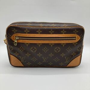 【1円スタート】 LOUIS VUITTON ルイヴィトン モノグラム クラッチバッグ セカンドバッグ ブラウン　 マルリードラゴンヌGM M51825 