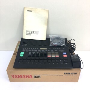 ●【同梱不可】【140】ジャンク品 YAMAHA ヤマハ RX5 リズムマシン 楽器 器材 音楽制作 説明書 外箱付き