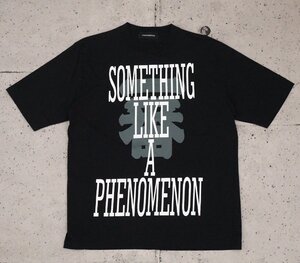 PHENOMENON フェノメノン SOMETHING LIKE A PHENOMENON TEE BLACK PH-005 半袖 プリント Tシャツ ブラック サイズXL