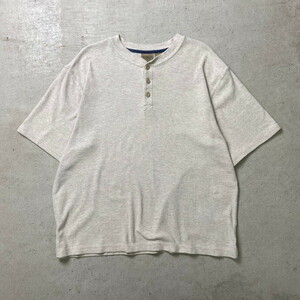 L.L.Bean エルエルビーン 鹿の子 ヘンリーネック Tシャツ メンズXL