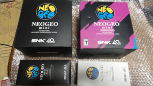 ●NEOGEO mini 国内版 + インターナショナル版 + PAD 黒 白 フルセット ネオジオ ミニ コントローラー パッド InterNational 新品●