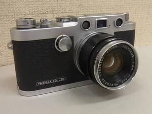 161125K07-1129K-A1■ヤシカ YASHICA■YE レンジファインダー カメラ レンズ付き 動作未確認 現状渡し／中古品