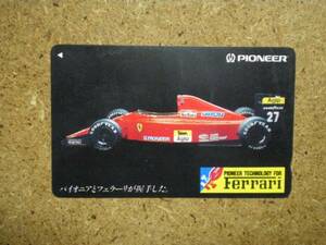 a2611・パイオニア　フェラーリ　 F1　テレカ