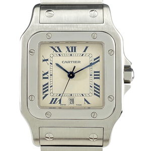 カルティエ CARTIER サントスガルべ LM W20018D6 腕時計 SS クォーツ メンズ 【中古】