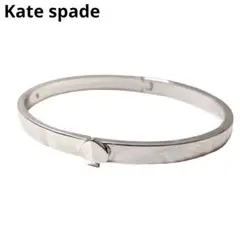 美品　Kate spade ブレスレット　バングル　シルバー　シンプル　スペード