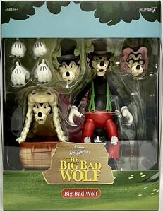 スーパー７ ディズニー シリー・シンフォニー ビッグ・バッド・ウルフ フィギュア SUPER7 Disney THE BIG BAD WOLF