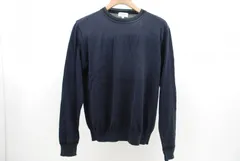 中古 メンズ ランバンスポール LANVIN SPORT セーター 38(M) 紺系 長袖クルーネック ニット シンプル 春秋