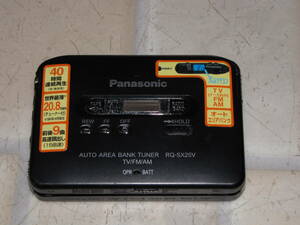 Panasonic STEREO RADIO CASSETTE PLAYER RQ-SX25V