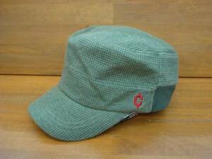 新品Clef (クレ)KNT RIB WORK CAP(XL) OLIVE