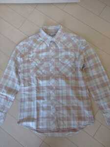 visvim（ビズビム）の12SS four-corners CHECK L/S(GIZA) BEIGE チェック柄 表示サイズ:1 日本製 中村ヒロキ