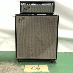 [関東のみ発送可]Fender USA BASSMAN 50 真空管ベースアンプヘッド/キャビネット スピーカーケーブル付き 総重量:約49㎏★簡易検査品【TB】