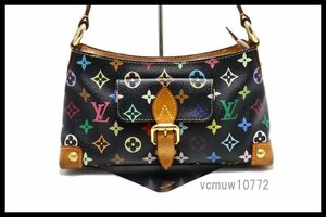 希少美中古■LOUIS VUITTON モノグラム マルチカラー エライザ レザー ショルダーバッグ ルイヴィトン■0620sk20702