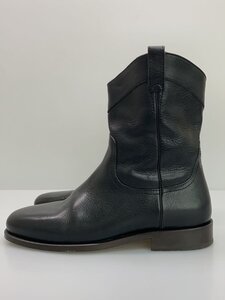 LEMAIRE◆ブーツ/41/BLK/レザー/New Western Chelsea Boot//