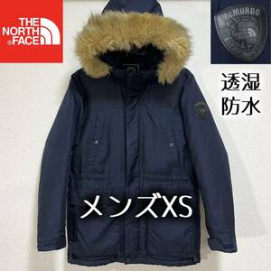 美品人気 ノースフェイス マクマード ダウンコート メンズXS フード着脱可 THE NORTH FACE ロゴ刺繍 グースダウン ヌプシ バルトロライト