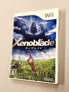 即決！チラシ付！Wii「ゼノブレイド ：Xenoblade 任天堂」送料込！