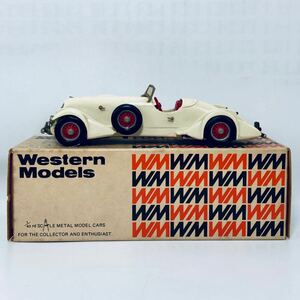 絶版品 希少モデル Western Models 1/43 DUESENBERG S.J. SPECIAL 1935 デューセンバーグ モデルSJスペシャル クリームホワイト 英国製