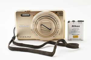 ★極美品★NIKON COOLPIX S7000 Gold ニコン　ゴールド　デジカメ　コンパクトデジタルカメラ　　　N02