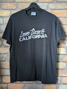 ☆80’s-90’s☆ SELEC-T LONGBEACH T-shirt Black Vintage 80年代 90年代 ブラックTシャツ ビンテージ レア　USA製 シングルステッチ