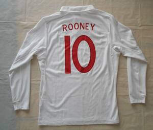 イングランド代表　２００９　HOME　UMBRO　ROONEY　「４２」サイズ表記