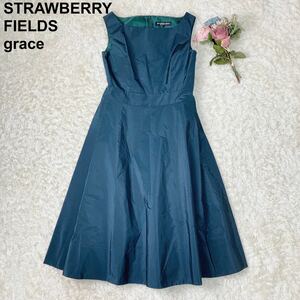 ストロベリーフィールズ STRAWBERRY FIELDS grace ドレス ワンピース リボン 結婚式 レディース B82322-61