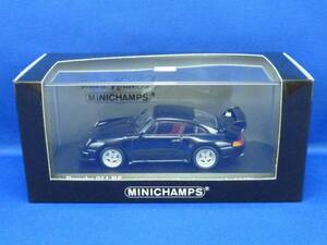 ⑥ミニチャンプス 1/43 ポルシェ 911 RS 1995 Black(MINICHAMPS, PMA, Porsche)