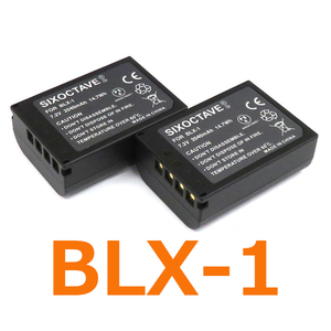 ★値下げ中★　BLX-1 OLYMPUS 互換バッテリー 2個　純正充電器で充電可能 OM SYSTEM OM-1 対応 BCX-1