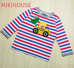 MIKIHOUSE　ミキハウス　長袖Ｔシャツ　80 トリコロール　プッチーくん