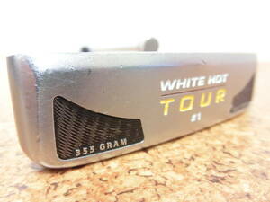 重量 641g♪ODYSSEY オデッセイ WHITE HOT TOUR ＃1 ホワイトホット ツアー パター 34インチ スチールシャフト 中古品♪T1326