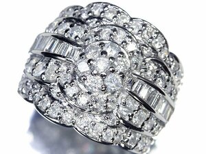 ILO12454SS【1円～】新品【RK宝石】《Diamond》 豪華絢爛!! 上質ダイヤモンド 総計2.00ct!! Pt900 超高級リング ダイヤ