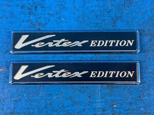 TOYOTA トヨタ ARISTO アリスト JZS160 純正 Vertex ヴェルテックス エディション エンブレム 2枚セット スマートレターorレターパックライ