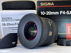 ★美品★ シグマ SIGMA AF 10-20mm F4-5.6 EX DC HSM NIKON ニコン Fマウント ★元箱、ソフトケース、取説付★ #0623-1