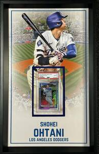 TOPPS ドジャースのスター選手、大谷翔平の2024年ボウマン・クローム・メガボックス #33 PSA 10 SHOHEI OHTANI ★★★★★