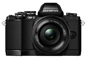 【中古】 OLYMPUS オリンパス OM-D E-M10 EZレンズキット ブラック ミラーレス一眼 OM-D E-M