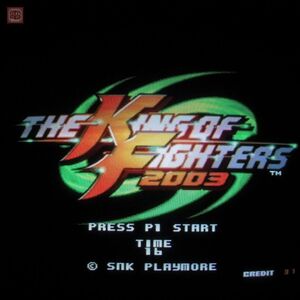 1円〜 SNKプレイモア/PLAYMORE ザ・キング・オブ・ファイターズ2003 KOF 動作確認済【20