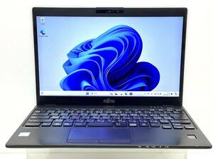 ◆FUJITSU LIFEBOOK U939/B Win11 intel Core i5-8365U メモリ4GB SSD256GB 13.3インチFullHD カメラ ACアダプター付属